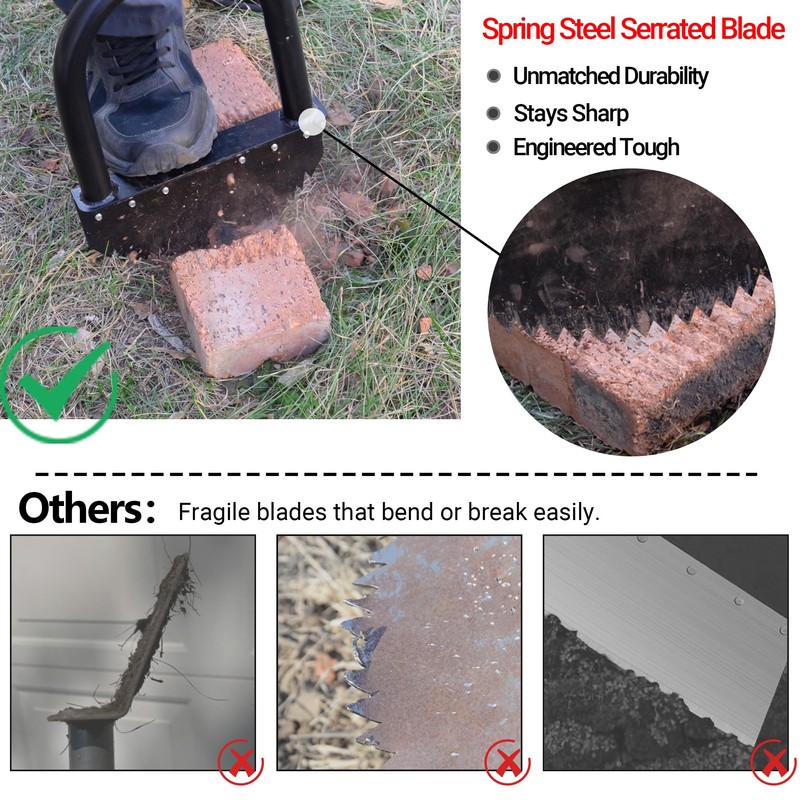 CKLT Edger Lawn Tool 41in Border Edger with Tempered Spring