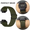 ahayo Elastic Watch Strap for Casio gshock GW-DW5600, Soft Nylon