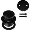 Westbrass A93-2-62 1-1/2" Tip-Toe Bathtub Drain Plug Trim Set with