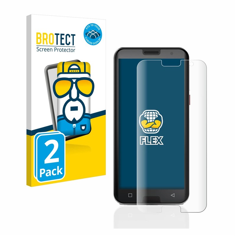 BROTECT Pack of 2 Full Cover Screen Protectors for Emporia