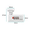 SG Store 2pcs Suitcase Combination Lock Luggage Hasp Lock Digital