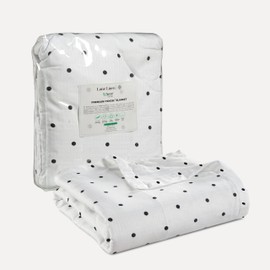 LANE LINEN Warm Winter Blanket - Lightweight, Soft & Breathable - Rayon from Eucalyptus - Queen Size, 88"x90", White