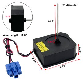 XFYBZN 4681JB1029B Refrigerator Evaporator Fan Motor Replacement for LG, Kenmore Refrigerator, Freezing Fan Motor Part Replace 4681JB1017E 4681JB1027B RDD056X02 PS3523329 AP4437343 DC 13V