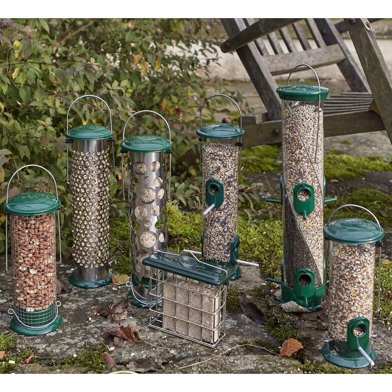 Peckish 60053033 All Weather Sunflower Heart Metal Bird Feeder, Large,