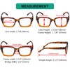 Eyekepper 4 Pack Ladies Reading Glasses - Oversized Square Design