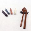 Dalsalt cute ceramic chopstick spoon stand dog cat spoon rest