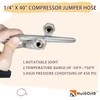 1/4" x 40" Compressor Jumper Hose (1/4" NPT Connector x