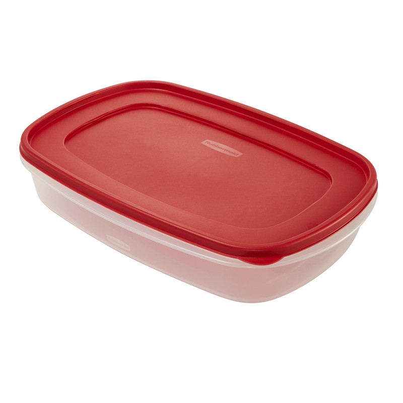 Rubbermaid Easy Find Lids Food Storage Container, 1.5 Gallon, Racer