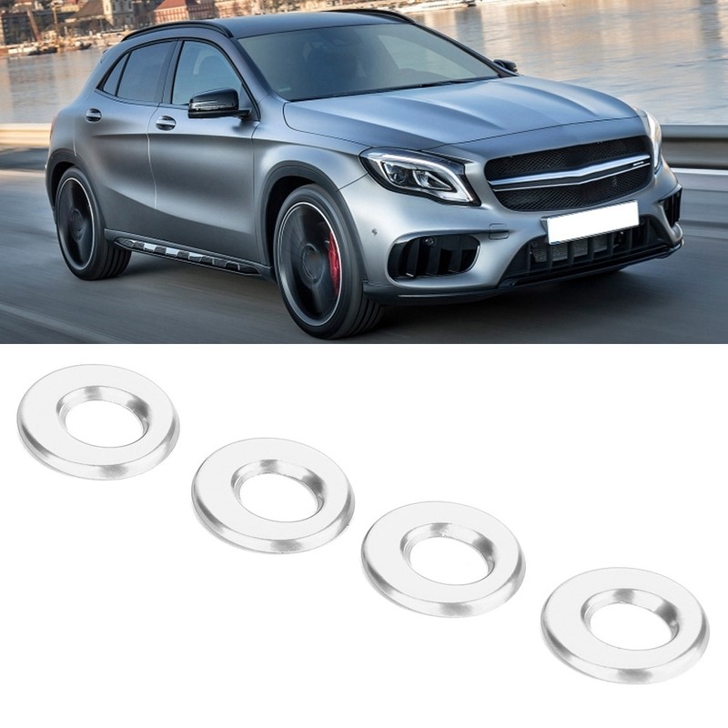 4pcs Door Lift Lock Pin Knobs Rings Trim Cover Fit