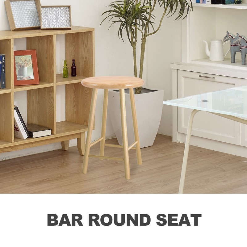 DOITOOL Bar Stool Seat Replacement: Round Stool Wood Replacement Seat