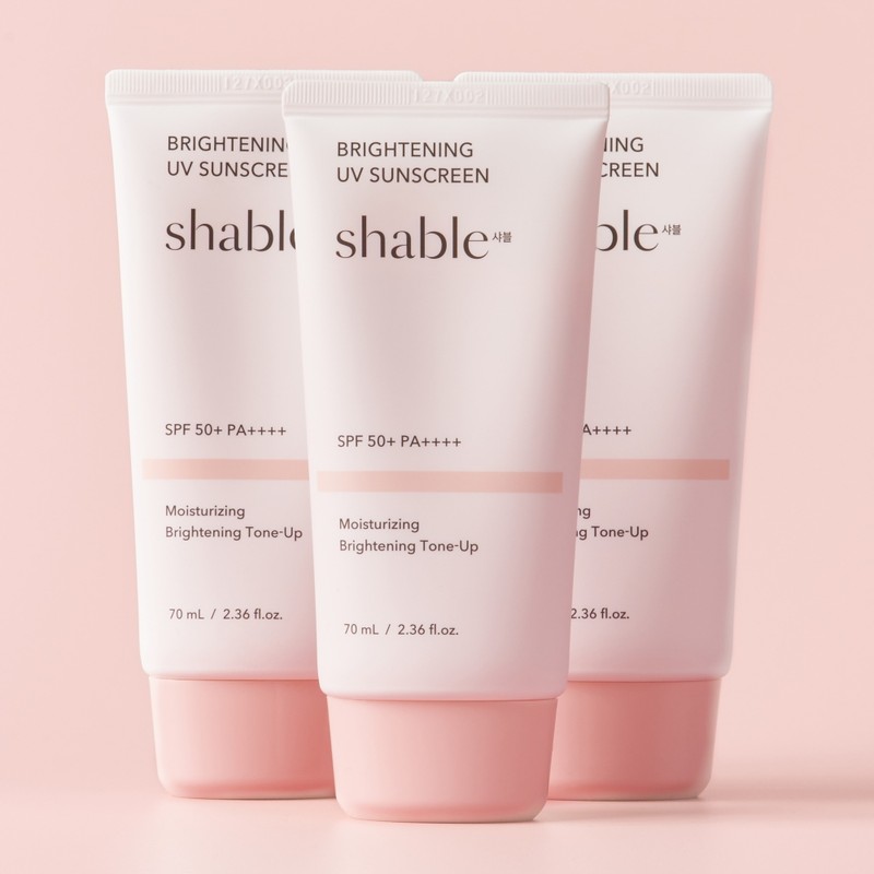 Shable Brightening Tone-up Sun Cream Padefree Dermatology Sun Cream Moisture