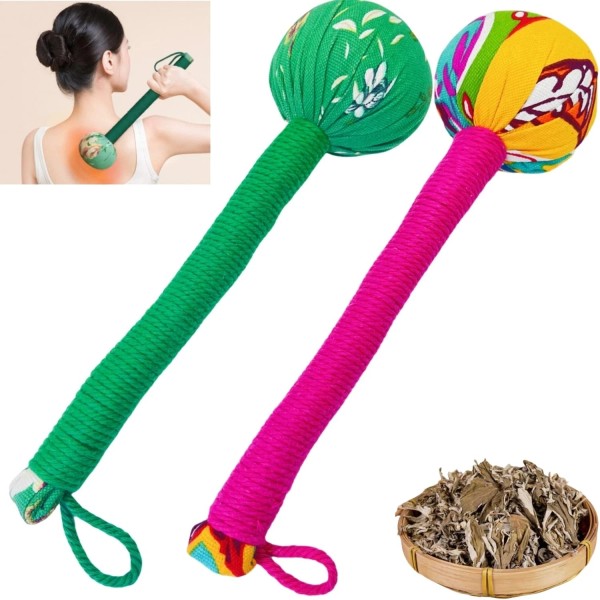 Onvisit 2PCS Long Size Manual Lymphatic Drainage Massage Hammer for