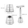 Störtebekker® premium shaving stand 'Hamburg' made of stainless steel in