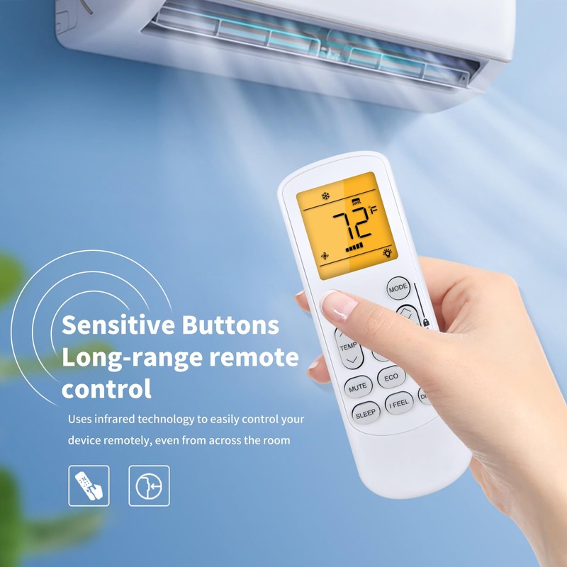 Replacement Remote Control GYKQ-78 Compatible with Pioneer Diamante Air Conditioner
