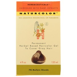 Naturcolor Tinte para el cabello - Mullein Blonde, 4.08 onzas líquidas (7N)