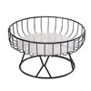 Countertop Fruit Bowl Multi Purpose Large Capacity Metal Wire Basket