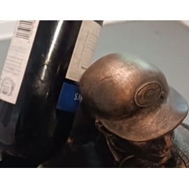 Bam Vino Georgia BULLDOGS WINE BOTTLE HOLDER Bam Vino Sculpture