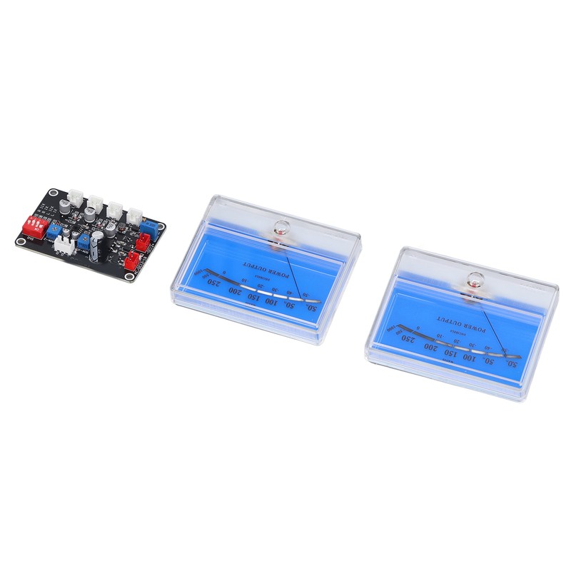 VU Meter Easy Operation ABS Adjustable Backlit Widely Used VU