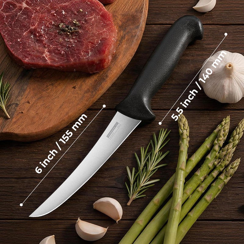 ZHANG XIAO QUAN Fillet Knife 6", High Carbon Stainless Steel
