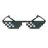 Thug Life Sunglasses Pixel Gangster Gangsta Life Funny Novelty Shades