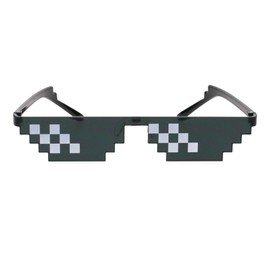 Thug Life Sunglasses Pixel Gangster Gangsta Life Funny Novelty Shades Double