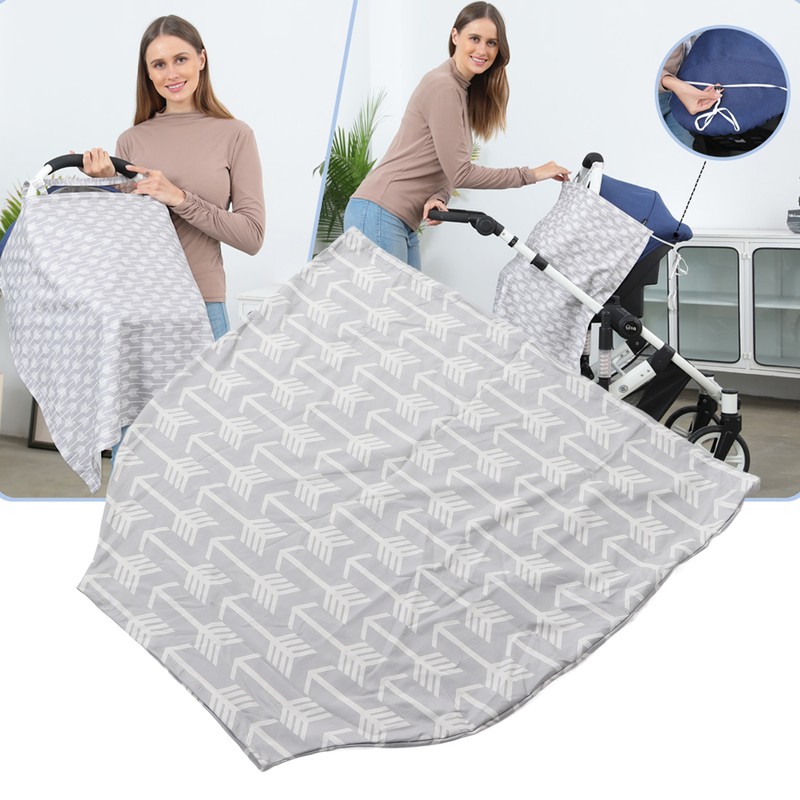 Nursing Cover 4 in 1 Multipurpose Windproof Polyester Breathable Mother