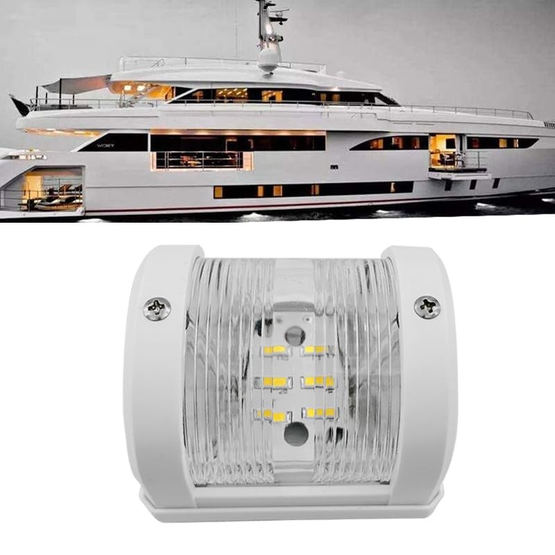 ISURE MARINE White Stern LED Navigation Light ABS Anchor Signal