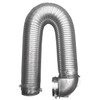 Builder's Best 084718 All Metal SAF-T Single Elbow Dryer Vent