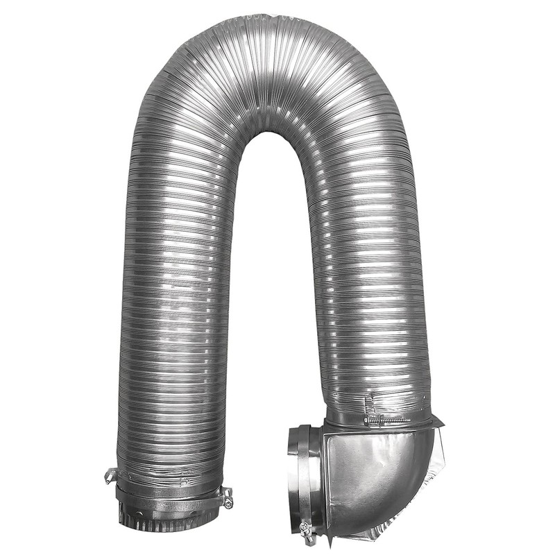 Builder's Best 084718 All Metal SAF-T Single Elbow Dryer Vent