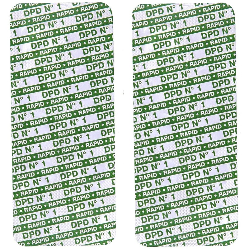 smardy 60 Rapid Test Tablets DPD1 (Free Chlorine) Shake Tester