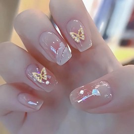 Nail Gems, Butterflies Glitter Nail Designs - Charm, Manicure Jewelry for Women Decoration Craft Jewelry