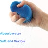 LUTER 4Pcs Paint Sponge Applicators, Double-Sided Round Artist Sponge Paint