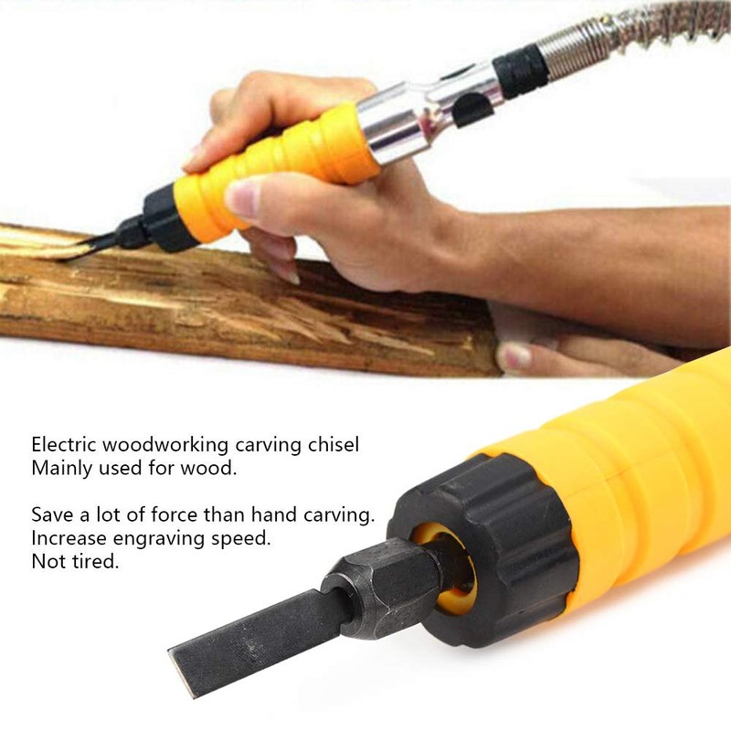 Pumpkin Carving Tools, Wood Carving Tools, Yellow Handle Power Carver