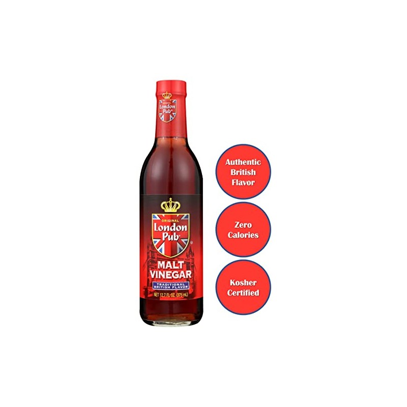 London Pub Malt Vinegar 12.7 OZ(Pack of 2)