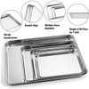 Baking Sheet Set of 4, Yododo Stainless Steel Baking Pan