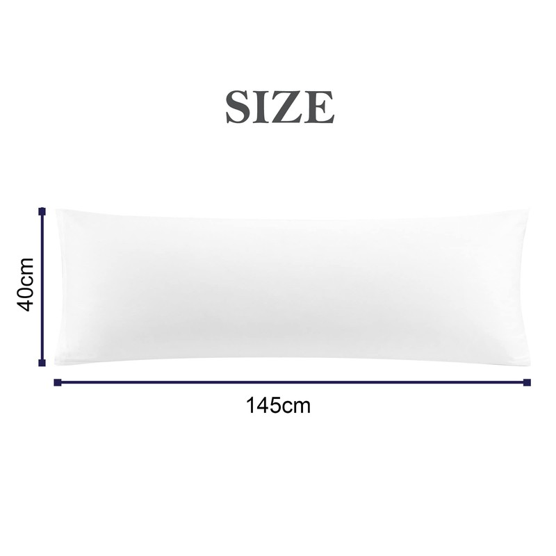 PiccoCasa Pillowcase 40 x 145 cm Side Sleeper Pillow Cover