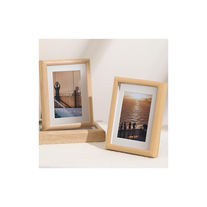 2 Pack Photo Frames 6 x 8 Picture Frame with