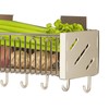 Kitchen Wall Mounted Shelf Multifunctional Hanging Drainage Organizer Basket for