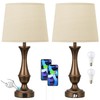 Upgraded Touch Lamps for Night Stands Set of 2 -