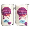 Cotton TreeÂ® Extra Large Oval Pads 60 Pack x 2