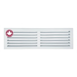 Snug Vent 1 x 8 x 26 Inch MDF Cold Air Return Grill - Wood Wall Vent for Home Improvement - Primed White and Ready to Paint - Flexible Install Options