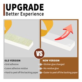 Yotache Draught Excluder Tape 2 Rolls 12mm Wide X 6mm Thick, Foam Weather Stripping Gasket Tape Seal for Draft, Soundproofing, Total 8m Long (2 X 4m Each)