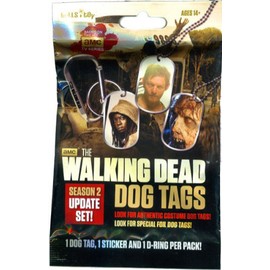 Walking Dead Season 2 Dog Tag, Stick & Carabiner Pack [Random Character]