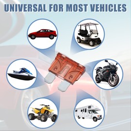 X AUTOHAUX 10pcs Blade Style Fuses 40A Blade Style Fuses for Car Boat Orange