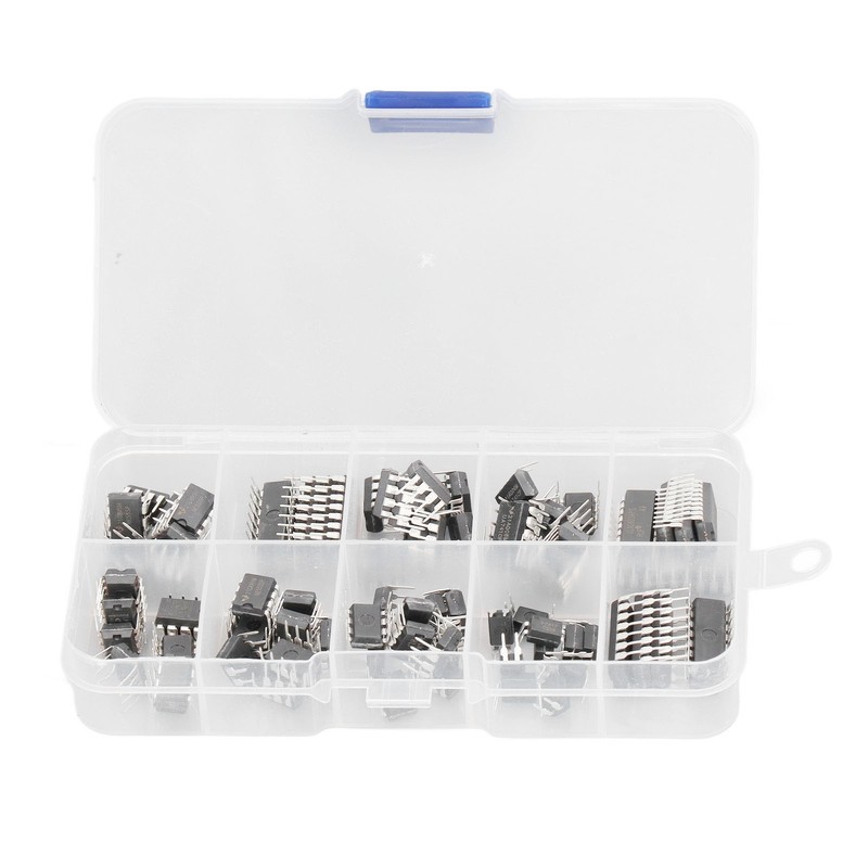 85 Pcs IC Assortment Kit 10 Specifications Integrated Circuit IC