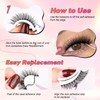 Self Adhesive Eyelashes No Glue Needed Reusable Natural Looking False