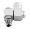 4pcs/Set Aluminum 1/4" Universal 360 Swivel Air Hose Connector Adapter