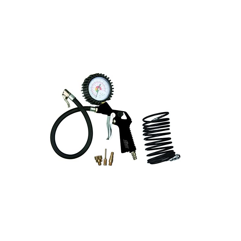 FIAC Compressor Air Gun Including 3 Nozzles Adapter and Connection