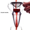 SagaSave 100ml Capacity Conundrum Aerator for Wine Decanters, Double Handles