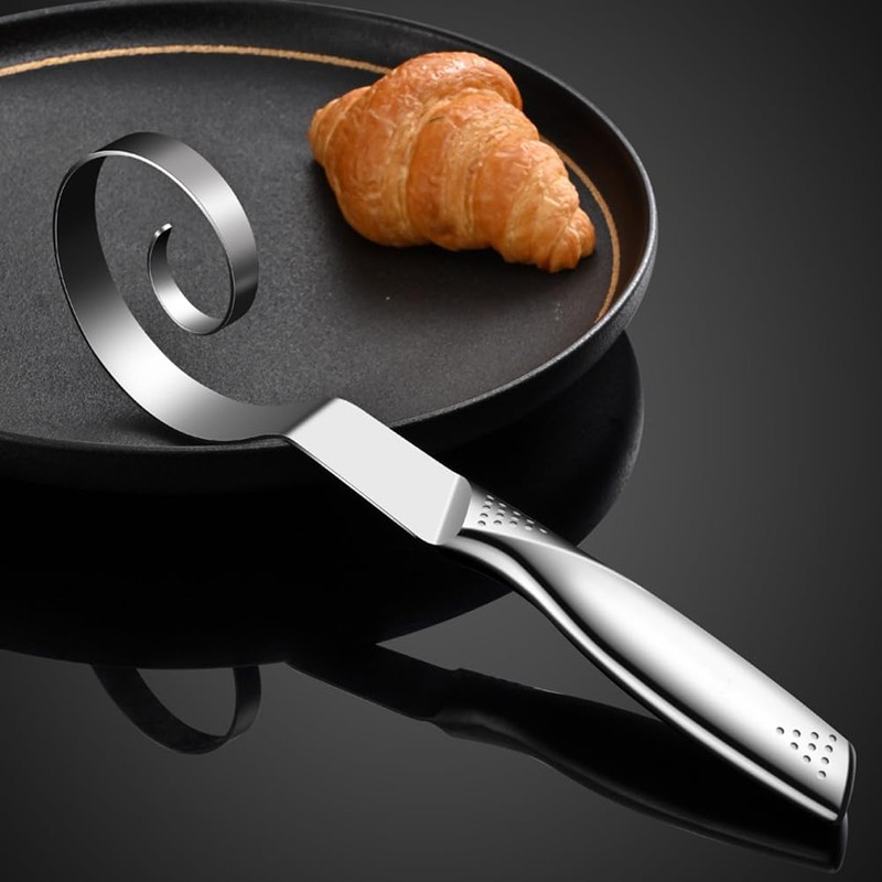 Seamless Danish Dough Whisk -10" Stainless Steel Dutch Bread Dough